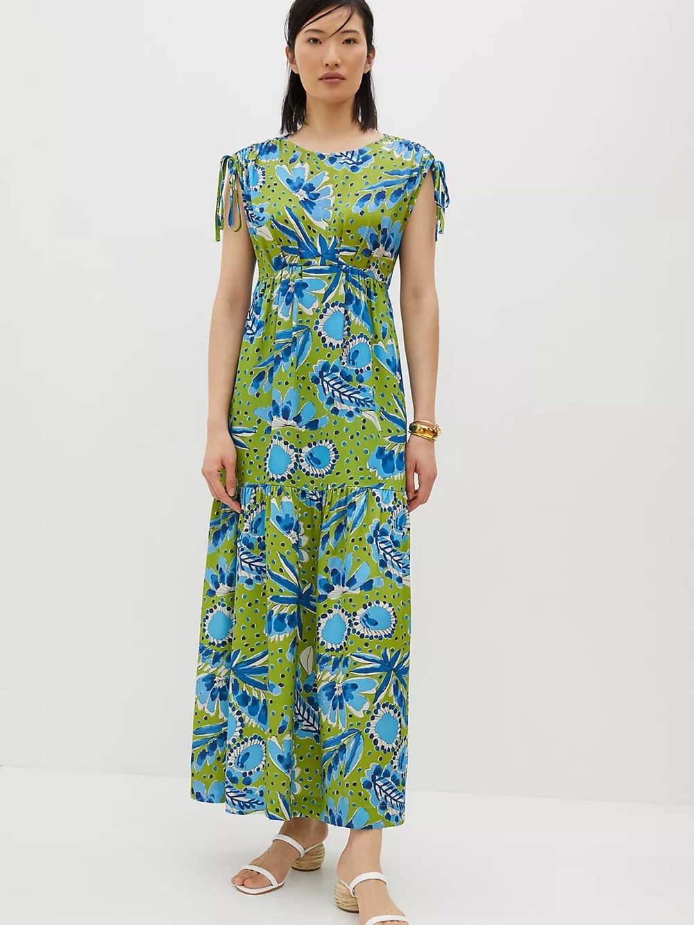 Vera for Anthropologie Bluebell Maxi Dress